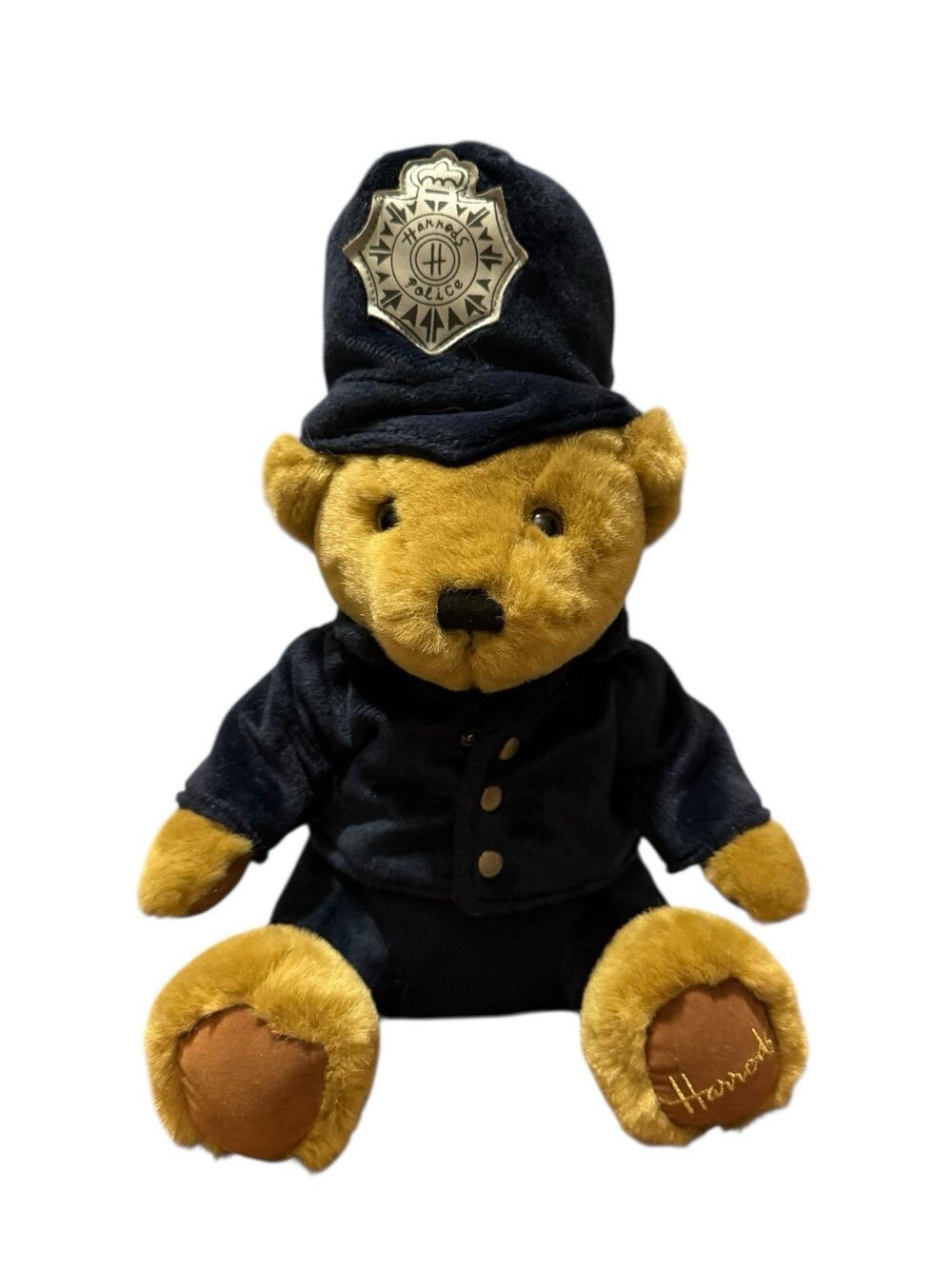 Harrods Police Bobby Knight Bridge England Teddy Bear Plush 1978 12'' Stuffed